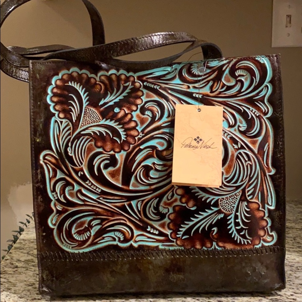 Patricia Nash Leather Toscano Tote